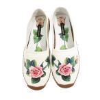  Dolce &amp; Gabbana Dolce&Gabbana прекрасный товар espado дракон эспадрильи обувь обувь цветочный принт цветок туфли без застежки IBO58 36 23.0cm белый 