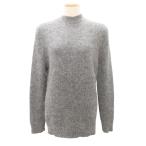 セリーヌ CELINE 美品 フィービー期 長袖 ニット アルパカ混 セーター トップス Sサイズ グレー レディース