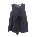  Celine CELINE прекрасный товар безрукавка One-piece платье лента Kids девочка 100cm темно синий темный темно-синий Kids 