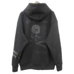 マスターマインド mastermind × ハーレー HURLEY PHANTOM パーカー スカル プリント スウェット フーディー M 黒 メンズ