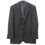 バーバリー ロンドン BURBERRY LONDON シングル テーラードジャケット チェック柄 背抜き ビジネス 92-80-170 A5 黒 メンズ