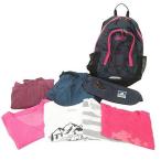 パタゴニア ノースフェイス 他 トップス バッグ等 8点セット まとめ Tシャツ カットソー リュック ウエストバッグ レディース