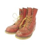 レッドウィング REDWING 半円犬タグ レースアップ ブーツ レザー 靴 シューズ 31135 US製 7 1/2 26.0cm 赤茶 レッドブラウン メンズ