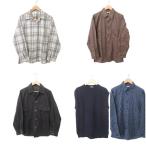 ユニクロ UNIQLO ジーユー GU 美品 5点 セット おまとめ シャツ ブラウス ニット 長袖 ベスト 等 S〜Mサイズ マルチカラー ■MMI メンズ