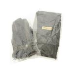 未使用品 ヘンリーコットンズ HENRY COTTON'S MILANO SOFT COLLEZIONE UOMO 美品 タグ付き 手袋 マフラー 2点 セット おまとめ ブラック系