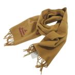 未使用品 ヴィヴィアンウエストウッド Vivienne Westwood タグ付き 23AW ウール マフラー イタリア製 30×180cm ブラウン キャメル レディ