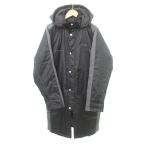 カッパ kaepa 美品 ベンチコート アウター ジャケット ボア フード Lサイズ 黒 ブラックORG メンズ