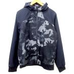  Under Armor UNDER ARMOUR UA STORM INSULATEDu-bn полный Zip f-ti с хлопком жакет блузон капот утка рисунок камуфляж SM чёрный bla
