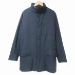 a ноги liallegri с хлопком подкладка пальто нейлон Zip выше in капот воротник-стойка средний длина 48 L чёрный черный IBO46 X мужской 