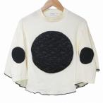  Franky Glo u прекрасный товар BEAR QUILTING DOT PONCHO L/S TEE ребенок одежда девочка футболка cut and sewn длинный рукав патрубок patch стеганое полотно M 100-110
