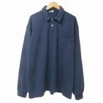 Vavues Store рубашка-поло длинный рукав двусторонний олень. .M темно-синий темно-синий #MET1 X мужской 