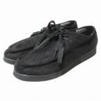  freak s магазин FREAKS STORE поддельный замша low cut мокасины обувь обувь чёрный черный 26.0cm #MET1 X мужской 