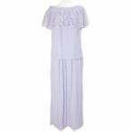  девушка Girl прекрасный товар 3D цветок вышивка 2way шифон блуза широкий брюки выставить гонки off плечо S лаванда X женский 