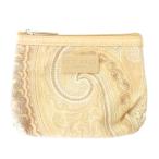  Etro ETRO Mini сумка общий рисунок Zip выше квадратное бежевый *AA* женский 