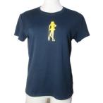  Nike NIKE футболка cut and sewn теннис одежда короткий рукав принт M темно-синий темно-синий #YHS6 /X женский 