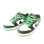 ショッピングタグ ナイキ NIKE SB 美品 箱付き タグあり 替紐あり Dunk Low Pro Black and Classic Green BQ6817-302 US11 29.0cm 緑 グリーン 黒 ブラック