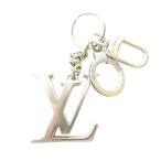 ルイヴィトン LOUIS VUITTON ポルト クレ ブランドイニシャル キーホルダー 銀色 シルバーカラー ★AA★ メンズ レディース