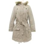  Michel Klein MICHEL KLEIN Mod's Coat длинный искусственный мех милитари жакет 38 M размер мокка #GY61 женский 