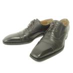 ショッピングルイヴィトン ルイヴィトン LOUIS VUITTON ドレスシューズ スクエアトゥ NI1013 イタリア製 8 黒 ブラック メンズ