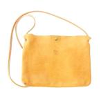 イルビゾンテ IL BISONTE カウレザー ショルダーバッグ ポシェット キャメル メンズ レディース