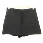 ショッピングzara ザラ ZARA キュロット スカート ショートパンツ Lサイズ 黒 ブラック ■GY99 レディース