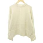 ショッピングzara ザラ ZARA ニット セーター 長袖 クルーネック 厚手 XSサイズ アイボリー ■GY99 レディース