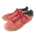 アディダス adidas スタンスミス バルカ スニーカー ローカット スエード 27cm 赤 レッド メンズ