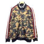 ショッピングzara ザラ ZARA 美品 カモフラ 迷彩 ジャージ ブルゾン ジャケット L カーキ A0113