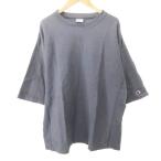 チャンピオン CHAMPION × モンキータイム 半袖 Tシャツ 無地 クルーネック 薄手 Mサイズ グレー メンズ