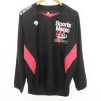  Descente DESCENTE спортивная одежда tops Logo принт тонкий S размер черный #GY99 мужской 