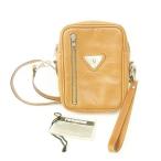  Renoma renoma Vintage кожа ручная сумочка плечо шнур есть Camel *AA* /MKS мужской 