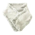 アンテプリマ ANTEPRIMA 美品 ラビットファー マフラー ストール アイスグレー レディース