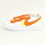 未使用品 ナイキ NIKE × SACAI サカイ DD1877-100 BLAZER LOW MAGMA ORANGE ブレーザー ロー マグマオレンジ スニーカー 27cm メンズ