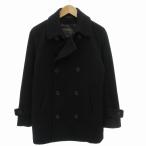 ユニクロ UNIQLO Pコート ジャケット ショート丈 裏地キルティング 中綿 S 黒 ブラック /GV メンズ