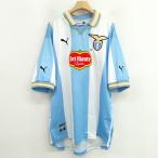  Puma PUMA 99-00latsioSS Lazio 11mi высокий ro vi chiMIHAJLOVIC CUP битва футбол форма XL голубой *AA* мужской 
