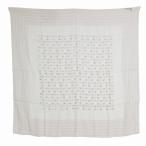 ボッテガヴェネタ BOTTEGA VENETA 美品 シルクスカーフ バタフライ 蝶々 ベージュ マルチカラー X レディース