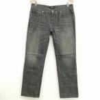 バーバリーブラックレーベル BURBERRY BLACK LABEL デニム パンツ ジーンズ ダメージ加工 82 ブラック メンズ