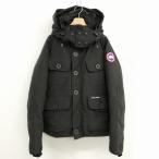 カナダグース CANADA GOOSE 2301JM Russell PARKA ラッセルパーカー ダウンジャケット ダウンパーカー 美品 M ブラック メンズ