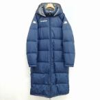 カッパ kappa ダウンコート ベンチコート ロング丈 M ネイビー メンズ