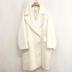  Lounie LOUNIE 21AW 40 годовщина Sly балка ko Kuhn пальто Пальто Честерфилд over пальто прекрасный товар 38 "теплый" белый женский 