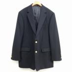 ブルックスブラザーズ BROOKS BROTHERS 346 ウール カシミヤ 金ボタン ブレザー テーラード ジャケット 美品 42 ネイビー 紺 メンズ