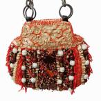 ja man pyueshuJAMIN PUECH бисер сумка Mini цепь руль orange женский 