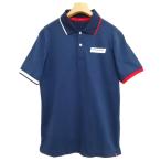  New balance NEW BALANCE GOLF рубашка-поло одежда для гольфа короткий рукав 5 темно-синий мужской 