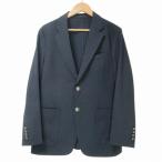 ユニクロ UNIQLO 美品 24SS 感動ブレザー テーラード ジャケット 311-467537 シングル 2B ストレッチ S 紺 ネイビー X メンズ