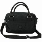キプリング KIPLING 2way ショルダーバッグ ハンドバッグ ナイロン チャーム欠損 黒 ブラック レディース