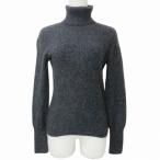 ユニクロ UNIQLO カシミヤニット セーター タートルネック 長袖 厚手 M グレー X レディース