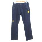  Le Coq s Porte .fLe coq sportif GOLF COLLECTION брюки Golf одежда ворсистый стрейч SaGa la нашивка .? 9 M соответствует темно-синий темно-синий X