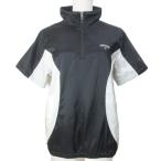  Callaway X SERIES прекрасный товар половина Zip тянуть over рубашка жакет Golf одежда . способ с высоким воротником "в елочку" обратная сторона сетка Logo .?