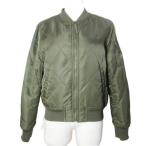  плюс tePLST стеганная куртка с хлопком блузон милитари Zip выше нейлон S оливковый /X женский 