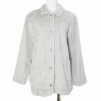 ショッピング無印 無印良品 良品計画 MUJI 美品 着る毛布 パジャマ トップスのみ ルームウェア 長袖 スナップボタン M ベージュ /X レディース